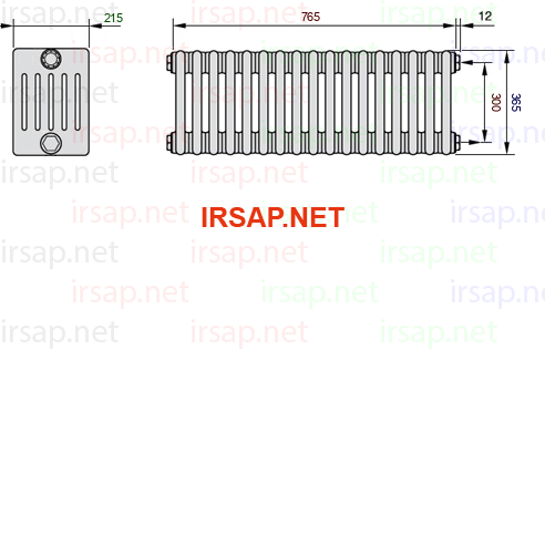 Радиатор IRSAP Tesi 60365/17 T02 CL 01